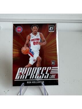 2024 2025 Panini Donruss Optic Prizm Ron Holland II Express Lane Rookie. Mint